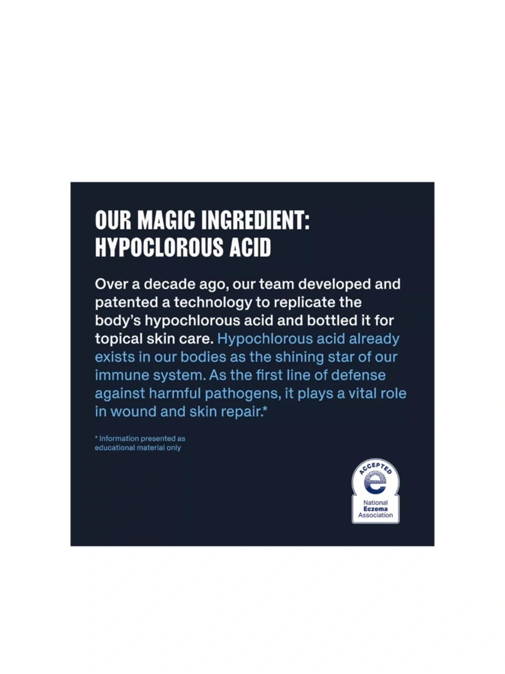 MAGIC MOLECULE Hypochlorous Acid Spray 2oz NIP SEALED